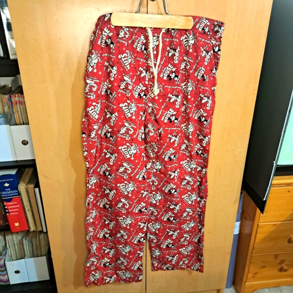 Men's Disney Red Pajama Pants Size XL